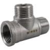 WIPRO WN7113 T-Type Connector Stainless SUS304 M3/8 inch x M3/8 inch x F3/8 inch