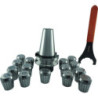 WIPRO Collet Chuck Kit Set ER-15 pcs (BT50) ER40-BT50K15