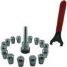 WIPRO Collet Chuck Kit Set ER-15 pcs (MT2) ER25-MT2K15