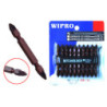 WIPRO Double Head Pozidriv Bits , S-2 Coffea Color PZ 1 X 65 MM