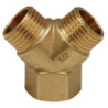 WIPRO WN5106 Y-Type Connector F1/8 inch x M1/8 inch x M1/8 inch