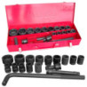 WIPRO Impact Sock Set 17Pcs 3/4 inch 7/8 inch - 2 inch