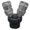 WIPRO Coupling 2 Cabang 1/4 inch