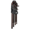 WIPRO Allen Key Torx Set 9Pcs Short Head Lubang TM219SHL T10-T50 Long Arm