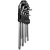 ALLWIN Allen Key Torx Set 9Pcs Short Head TM429SH T10-T50 Long Arm