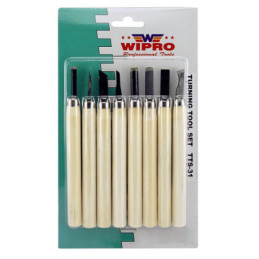 WIPRO Mata Bubut Kayu Set 8...