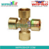 WIPRO WN5115 Cross Connector F3/8 inch x F3/8 inch x F3/8 inch x F3/8 inch