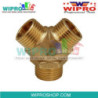 WIPRO WN5107 Y-Type Connector M1/4 inch x M1/4 inch x M1/4 inch