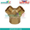 WIPRO WN5106 Y-Type Connector F1/4 inch x M1/4 inch x M1/4 inch