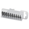 JTC 5362-10PCS 5-SIDED STAR BIT SET -