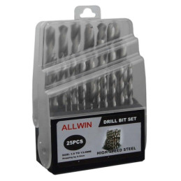 ALLWIN Bor Set Putih 25 Pcs...