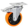 WIPRO Roda PVC Orange 3 inch H+Rem (22075B)